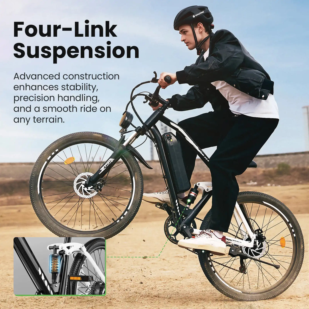 Finbike M50 Electric Hybrid Bike 43 miles Range