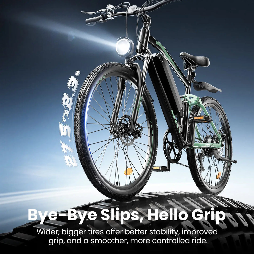 Finbike M50 Electric Hybrid Bike 43 miles Range