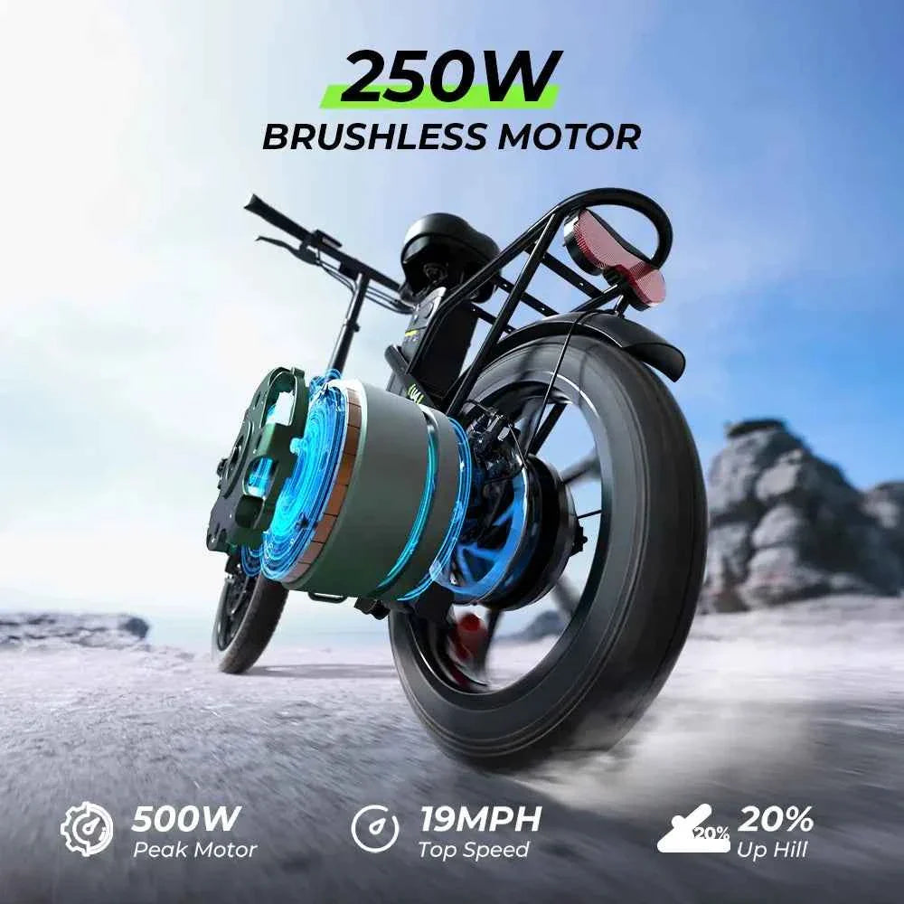Finbike U4 Commuter Electric Bike 36V 10.4Ah Battery 88km Range