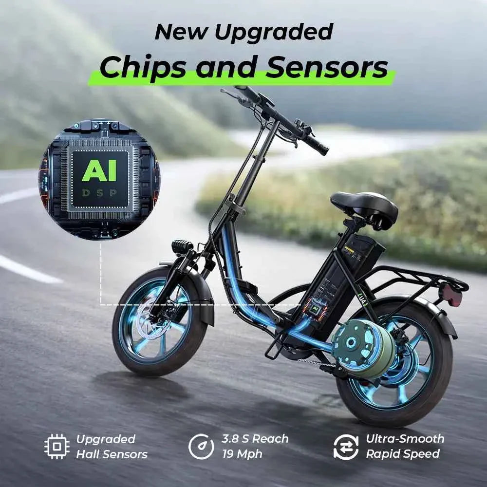 Finbike U4 Commuter Electric Bike 36V 10.4Ah Battery 88km Range