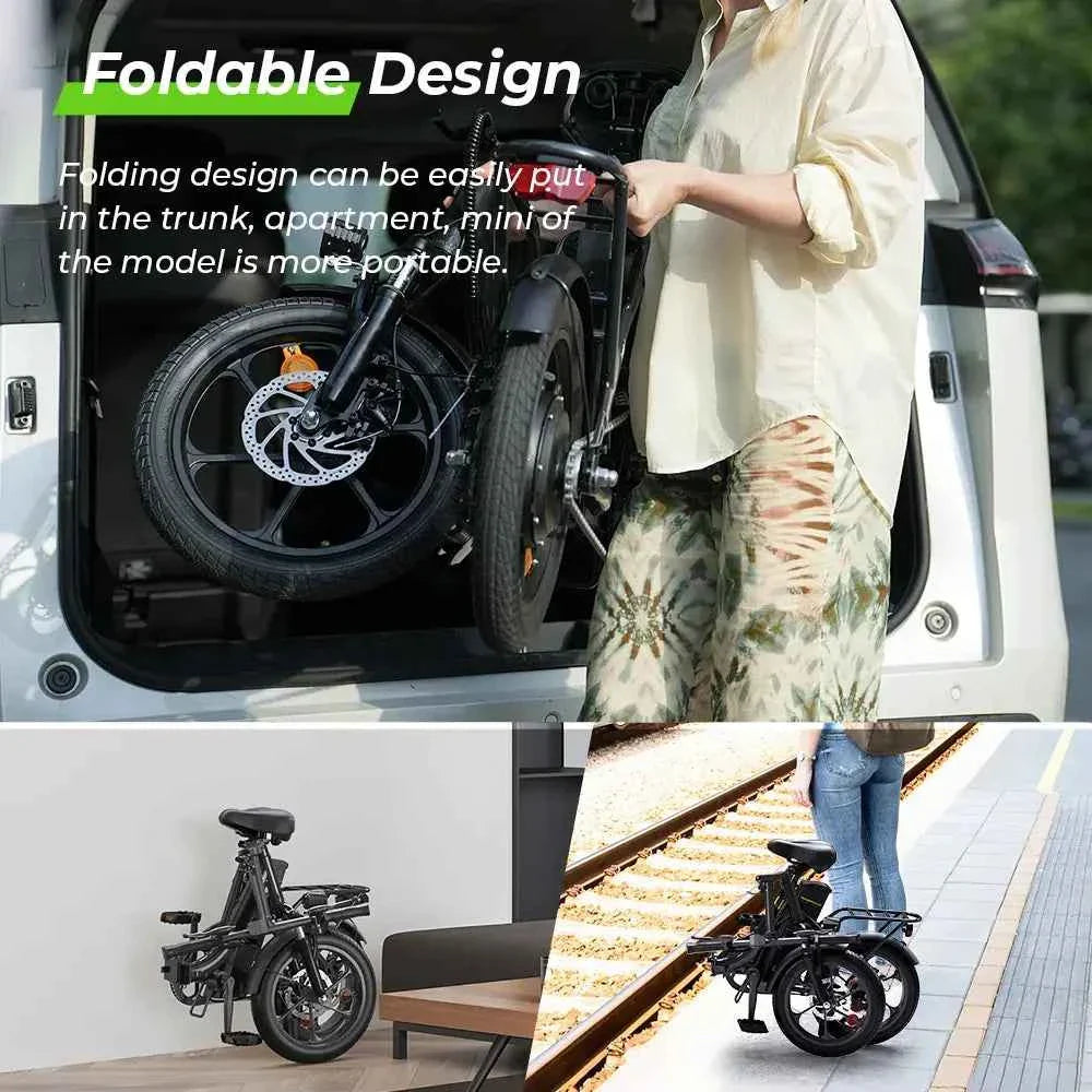 Finbike U4 Commuter Electric Bike 36V 10.4Ah Battery 88km Range