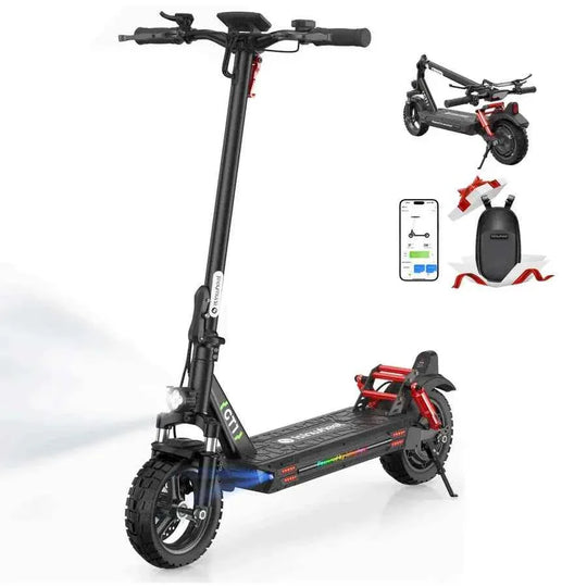 isinwheel GT1 Electric Scooter 800W Motor 48V 10Ah 45km Range