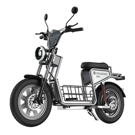 isinwheel H7PRO Electric Scooter with Seat & Basket