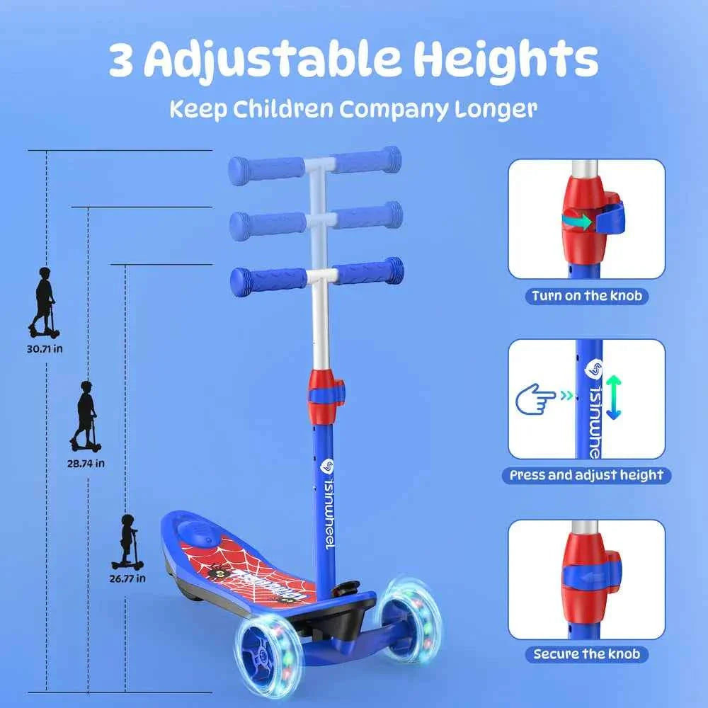 isinwheel Minispider Kids Electric Scooter 2-in-1 Skateboard