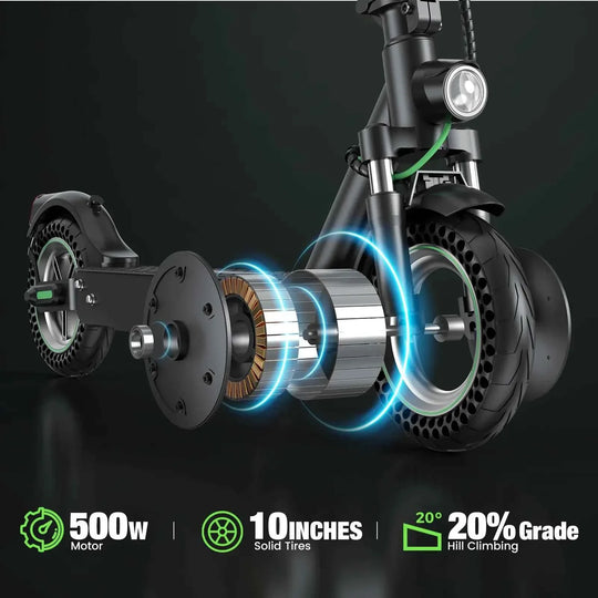 isinwheel S9MAX Electric Scooter 36V 10Ah Battery 500W Motor